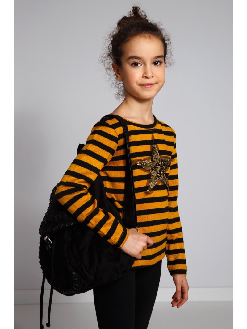 Honey Striped Sweater NDZ36039 - Online store - Boutique